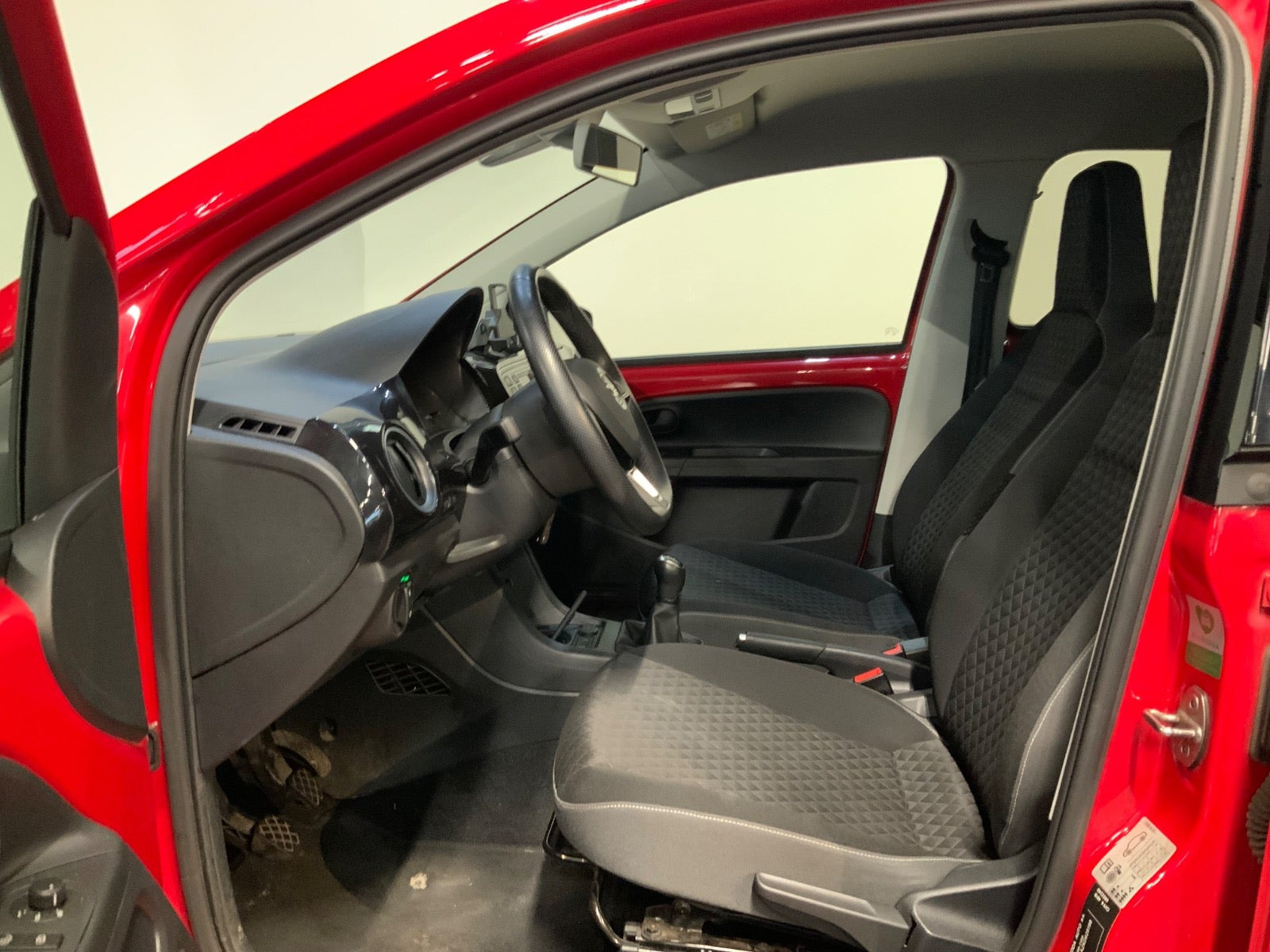Rød Skoda Citigo fra 2019
