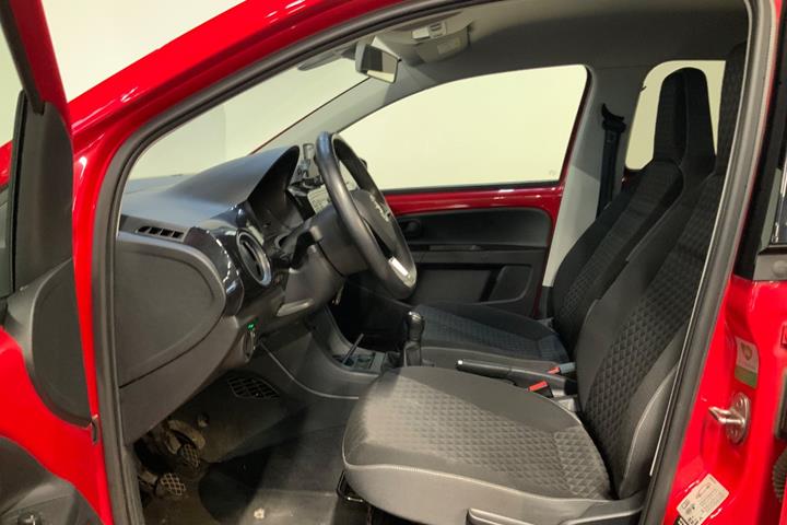 Rød Skoda Citigo fra 2019