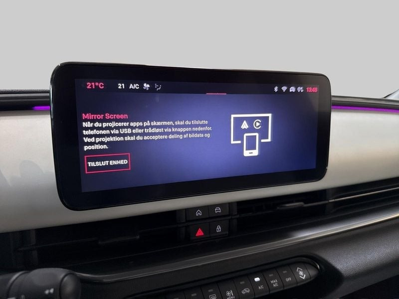 Rød Fiat 600e fra 2025