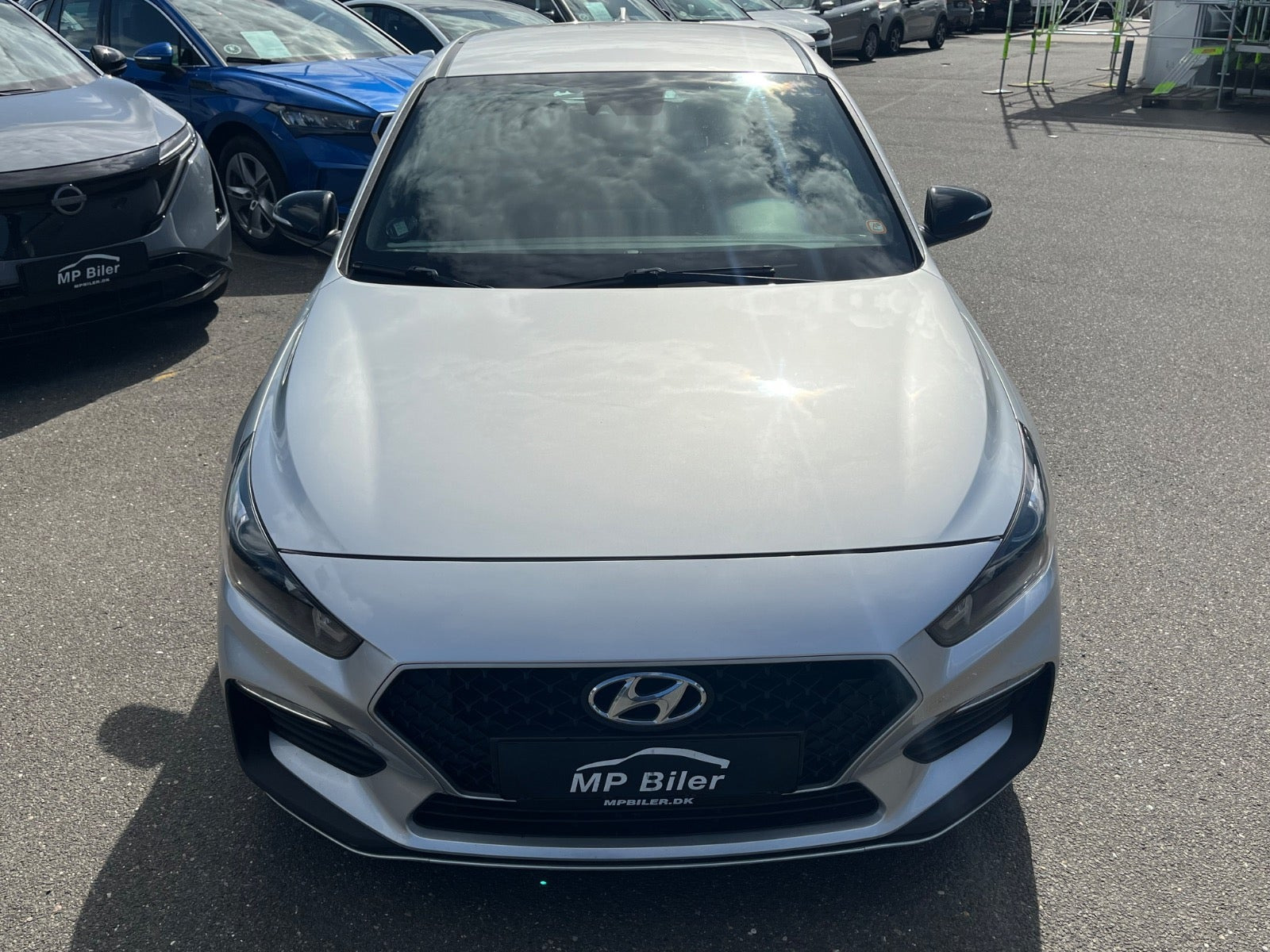 Sølv Hyundai i30 fra 2019