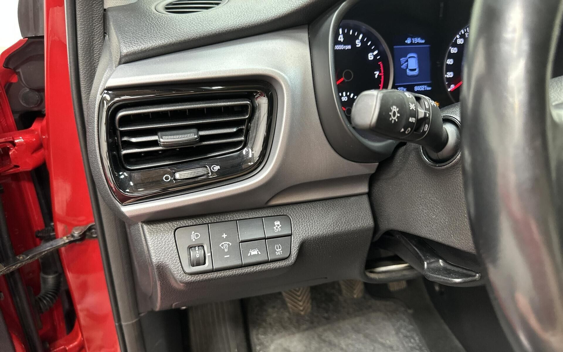 Rød Kia Stonic fra 2018