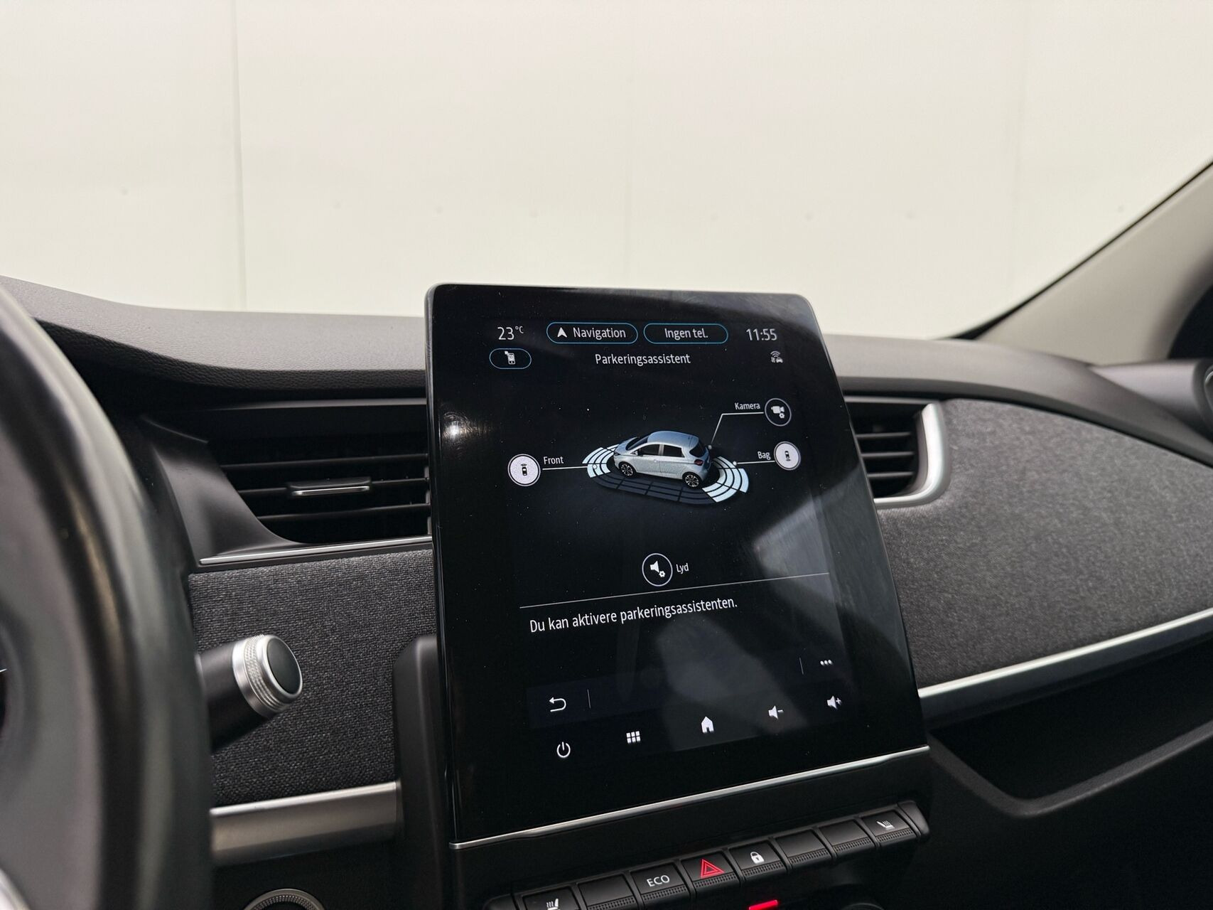 Grå Renault Zoe fra 2021
