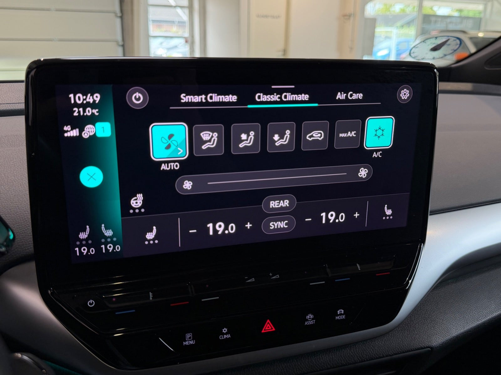 Blå VW ID.4 fra 2022