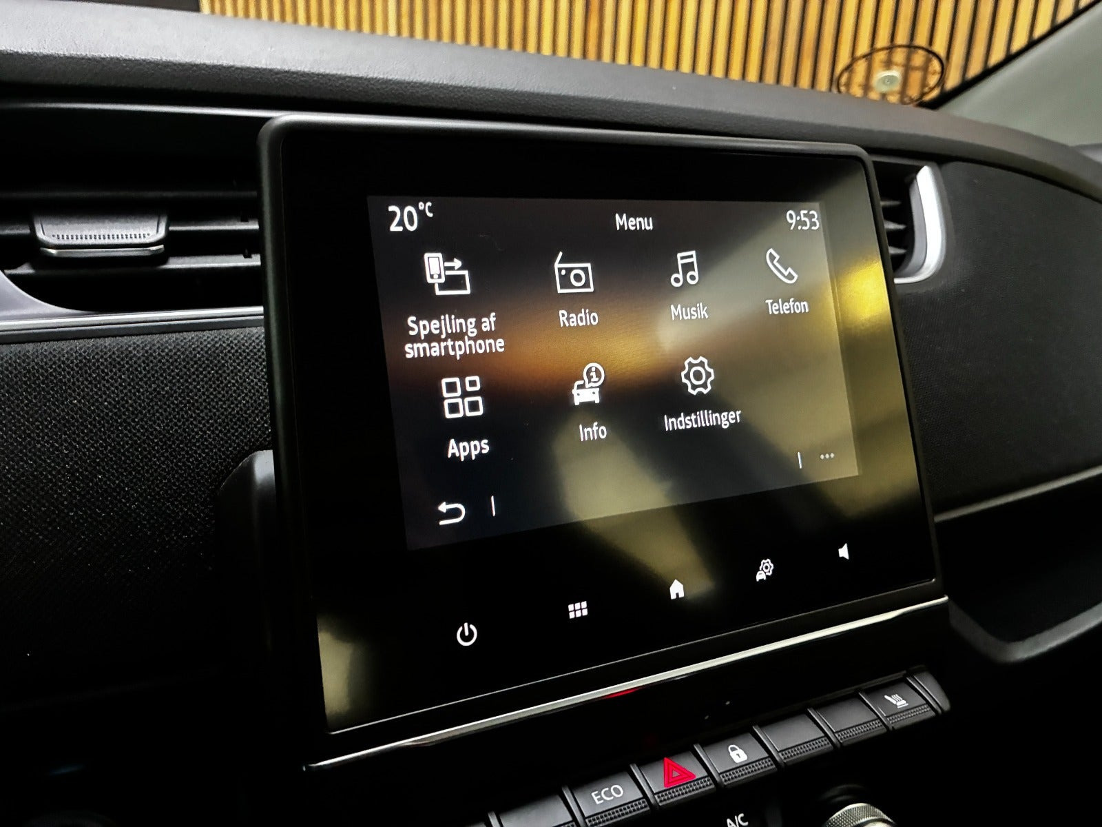 Hvid Renault Zoe fra 2022