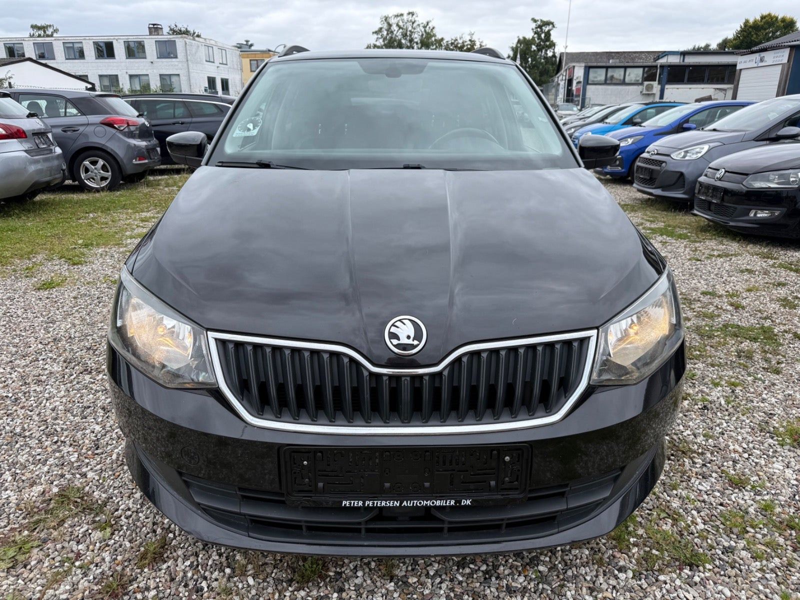 Sort Skoda Fabia fra 2017