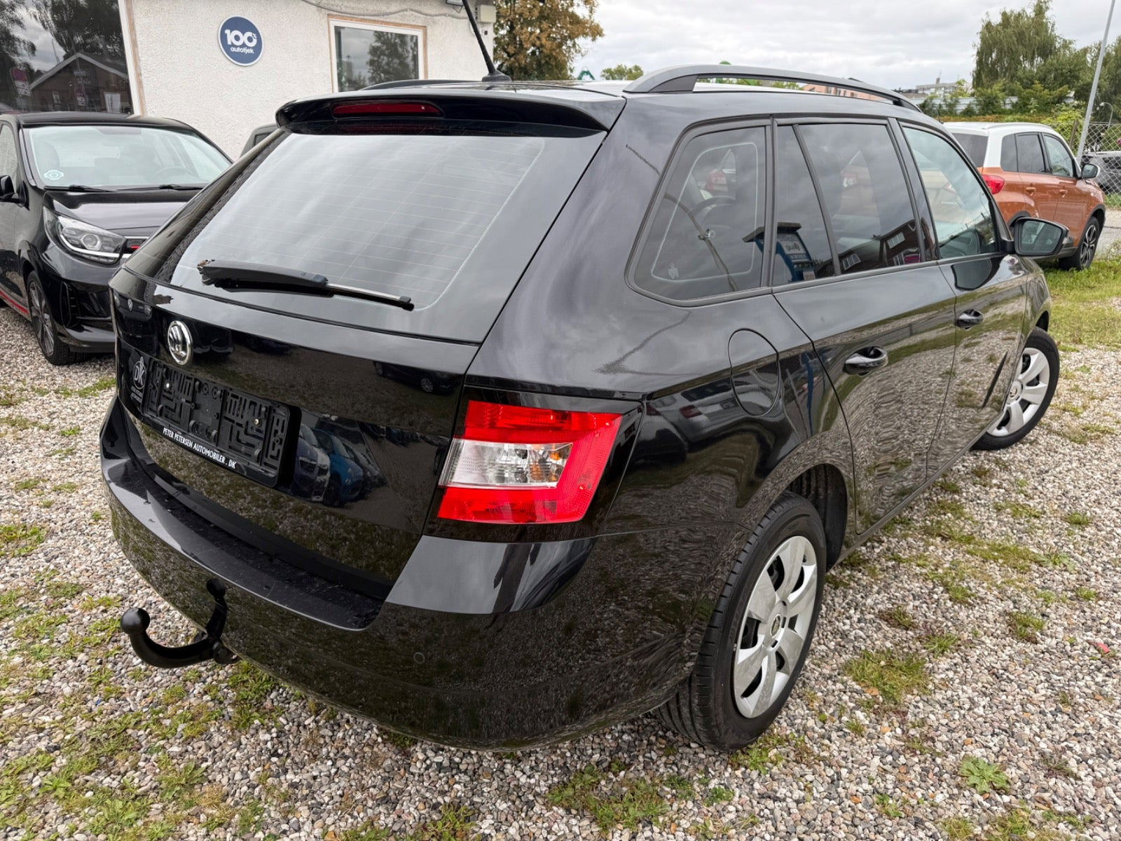 Sort Skoda Fabia fra 2017