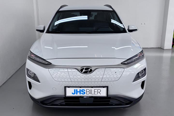 Hvid Hyundai Kona fra 2020