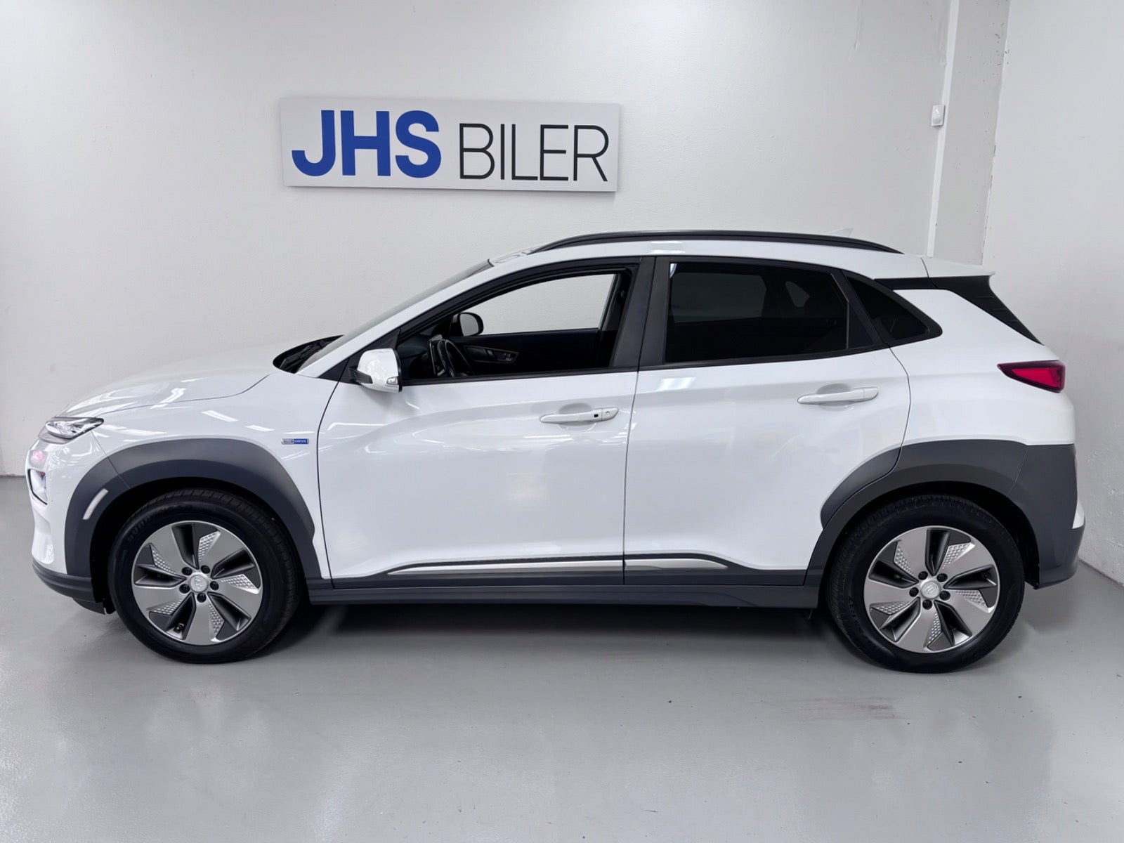 Hvid Hyundai Kona fra 2020