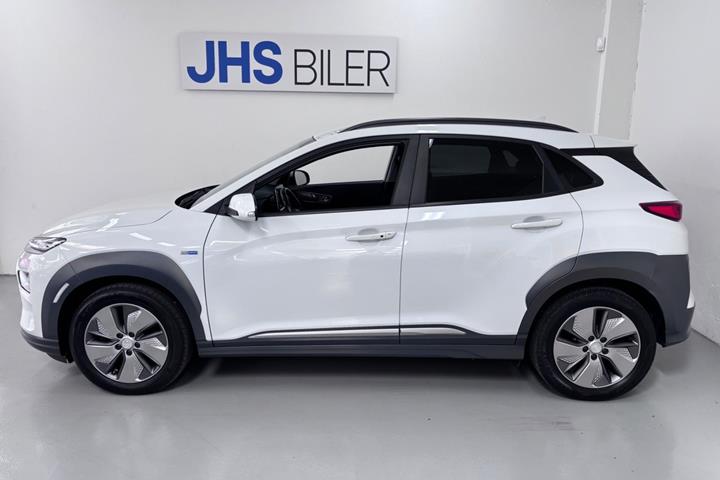 Hvid Hyundai Kona fra 2020