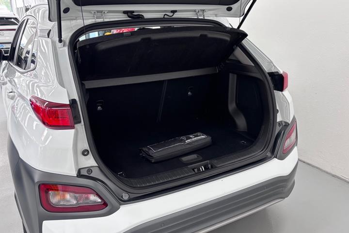 Hvid Hyundai Kona fra 2020