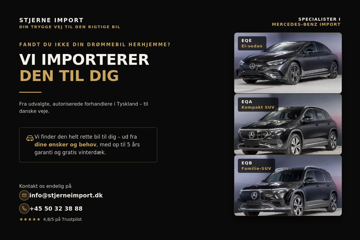 Grå Mercedes EQB250+ fra 2025