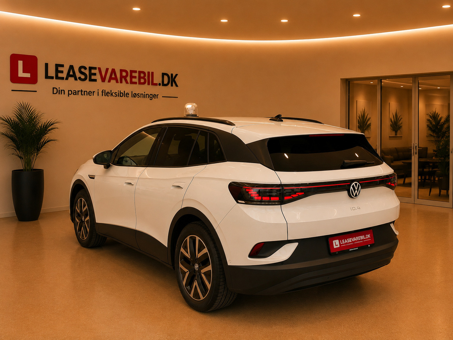 Hvid VW ID.4 fra 2023