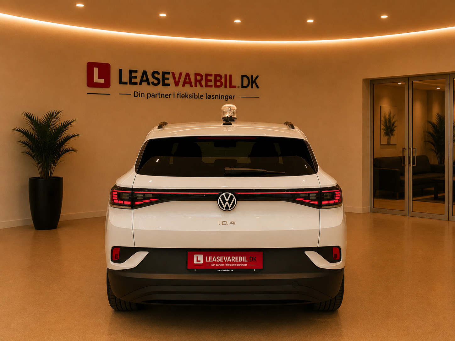 Hvid VW ID.4 fra 2023