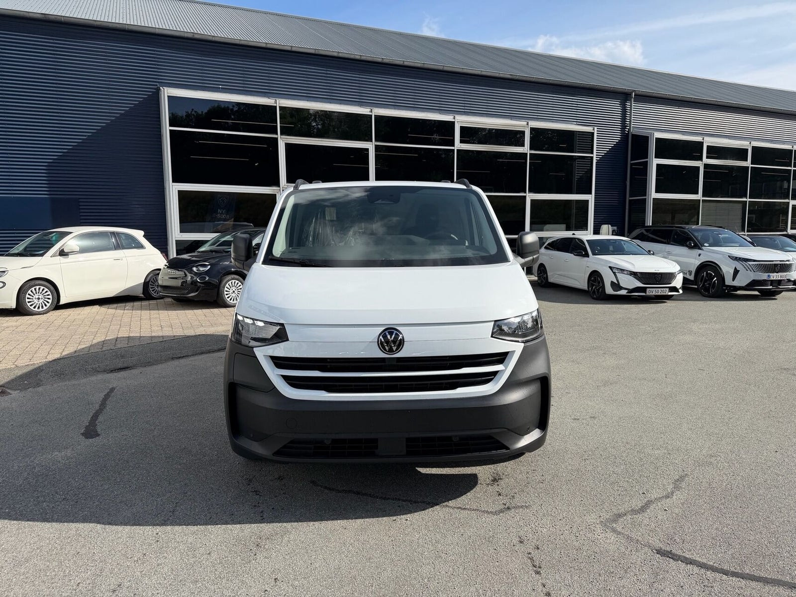 Hvid VW e-Transporter fra 2025
