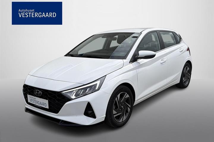 Hvid Hyundai i20 fra 2021