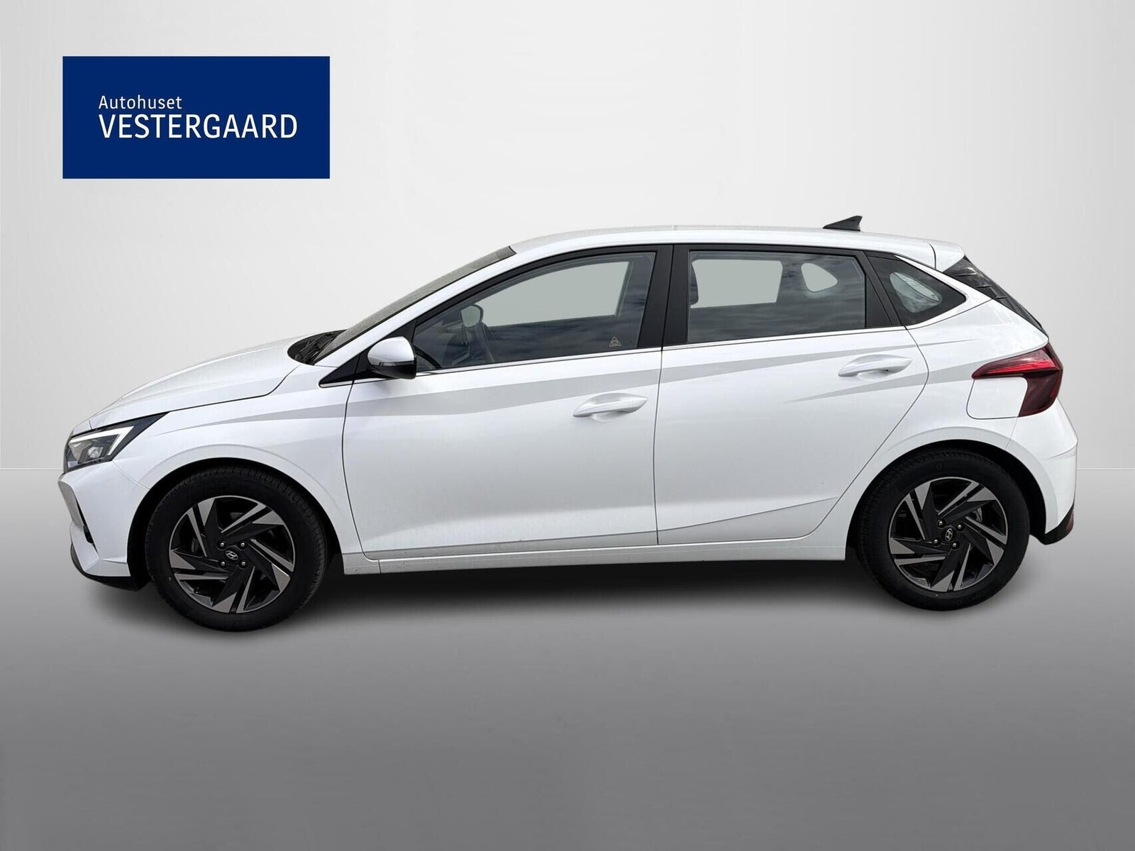 Hvid Hyundai i20 fra 2021