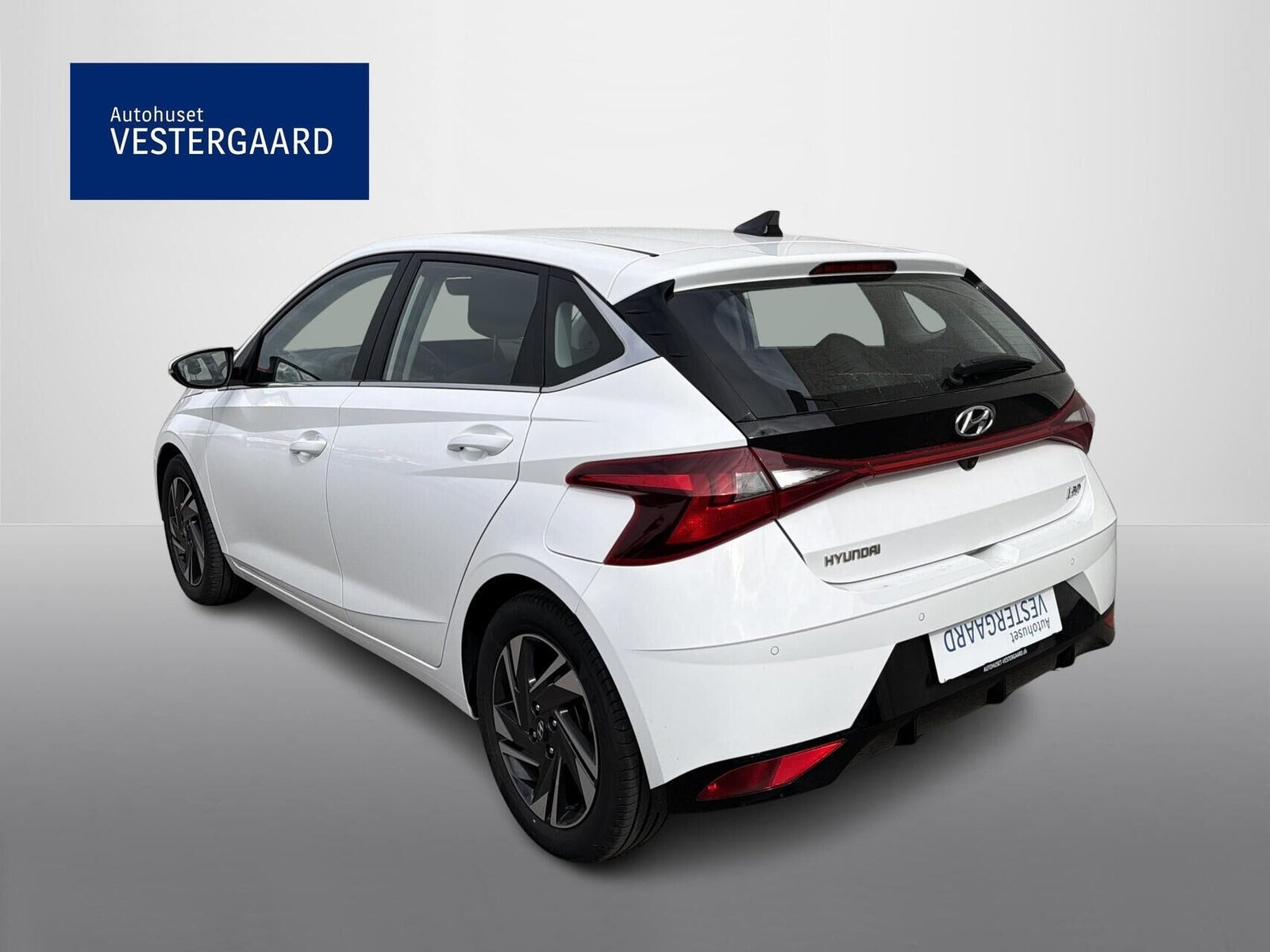 Hvid Hyundai i20 fra 2021