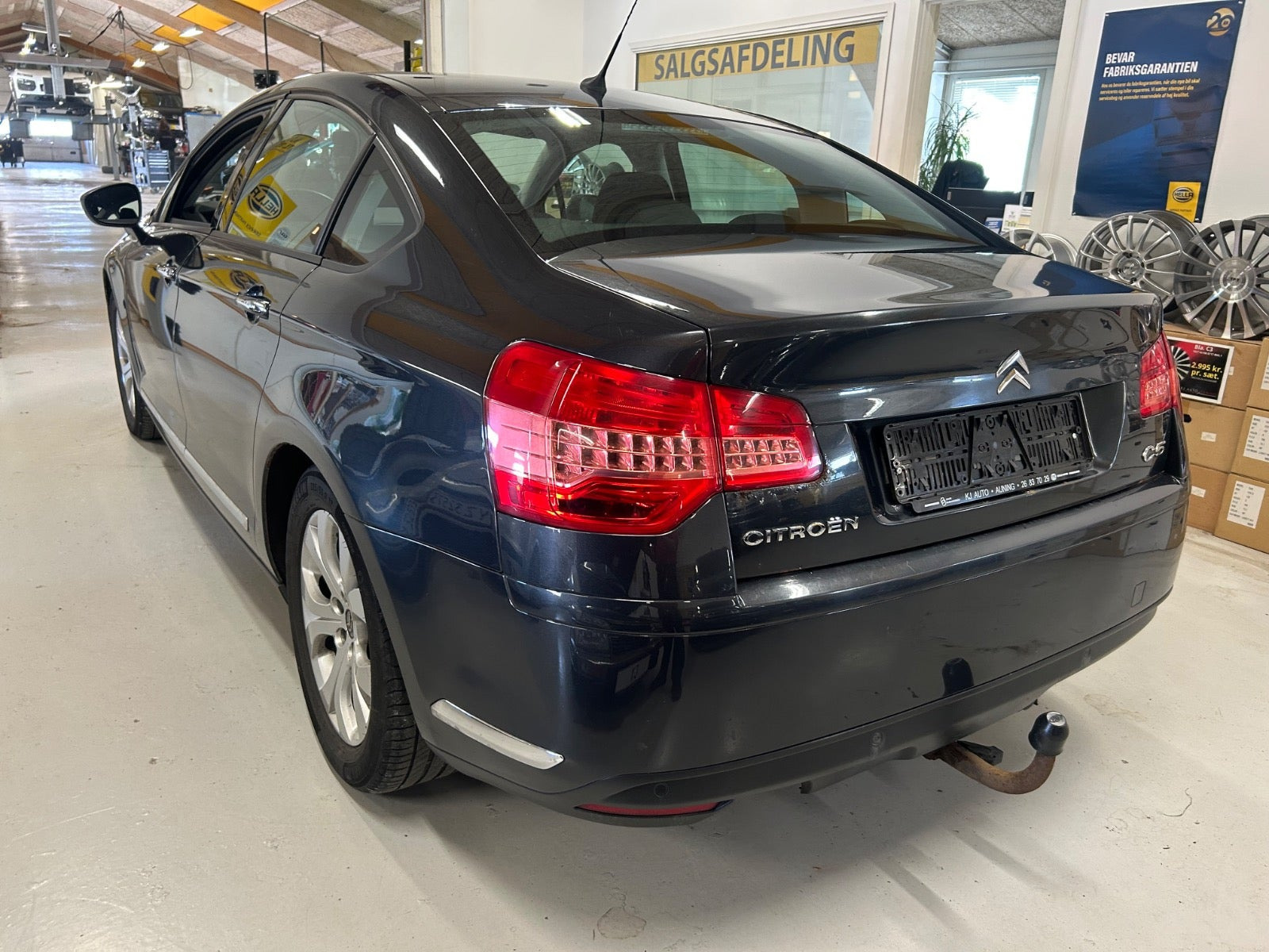 Blå Citroën C5 fra 2010