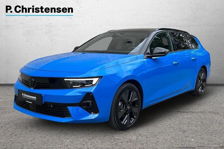 Blå Opel Astra-e fra 2024
