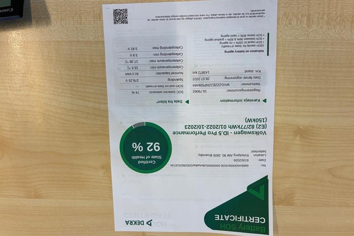 Rød VW ID.5 fra 2022