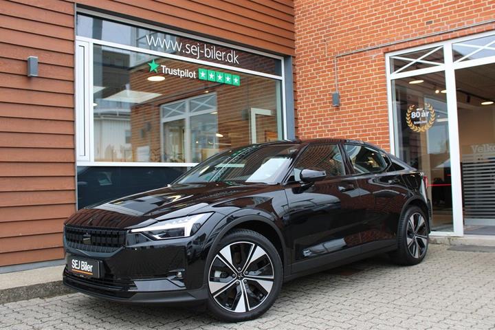 Sort Polestar 2 fra 2023