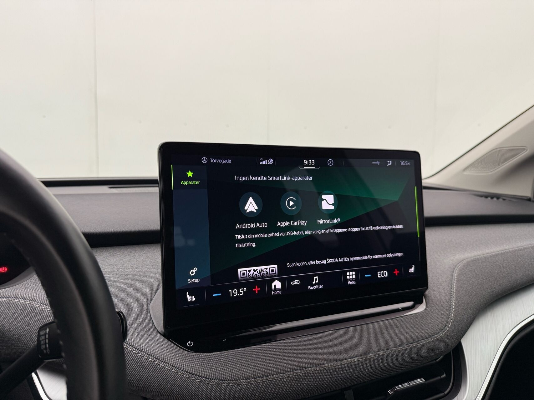 Sølv Skoda Enyaq fra 2021