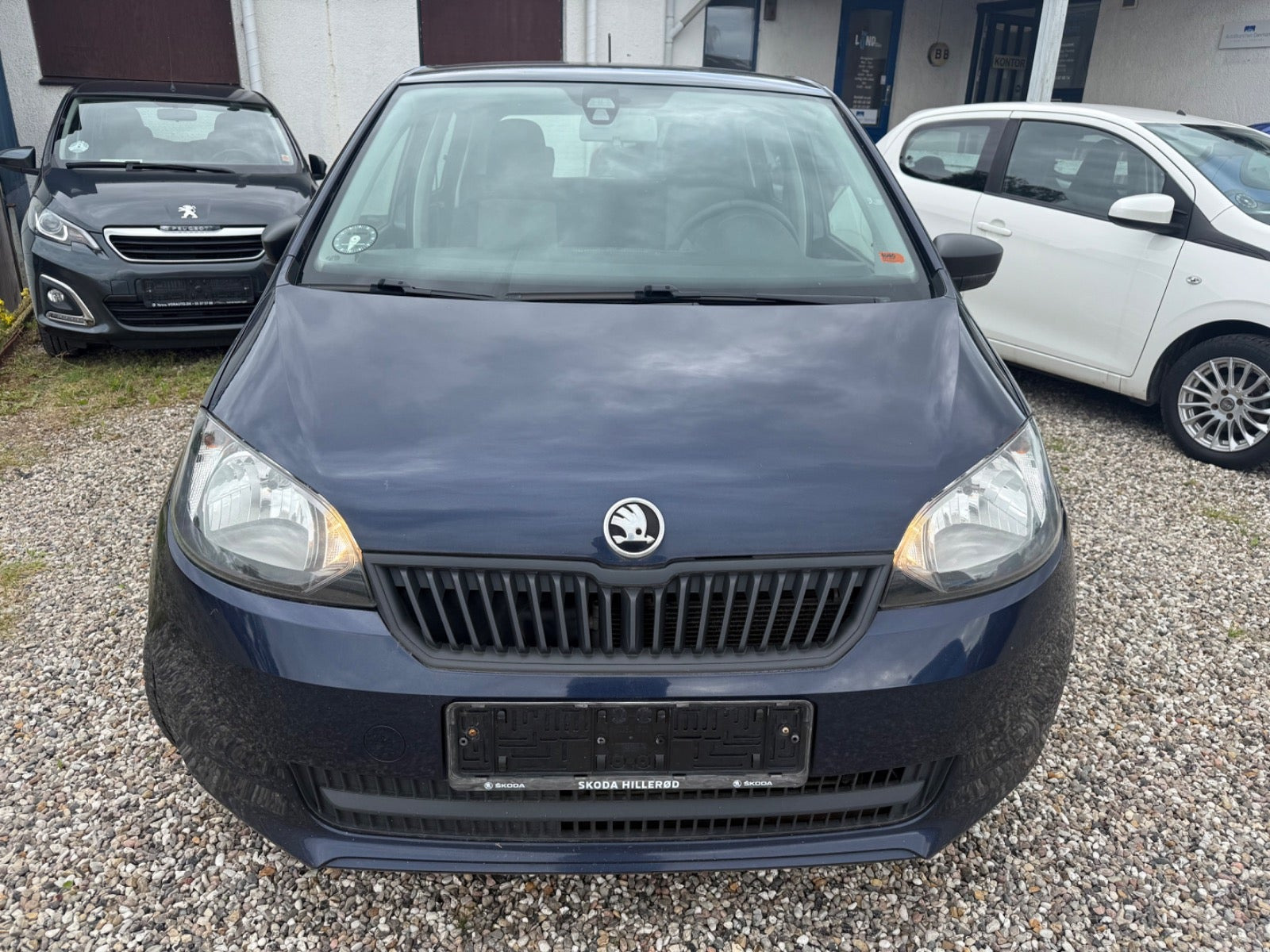 Blå Skoda Citigo fra 2015