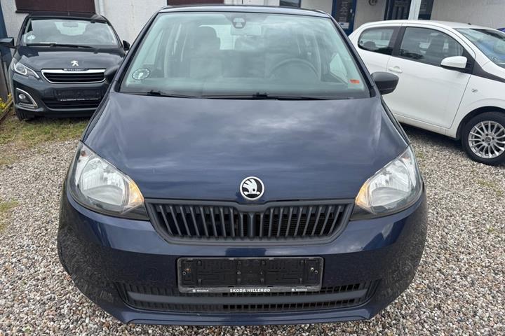 Blå Skoda Citigo fra 2015