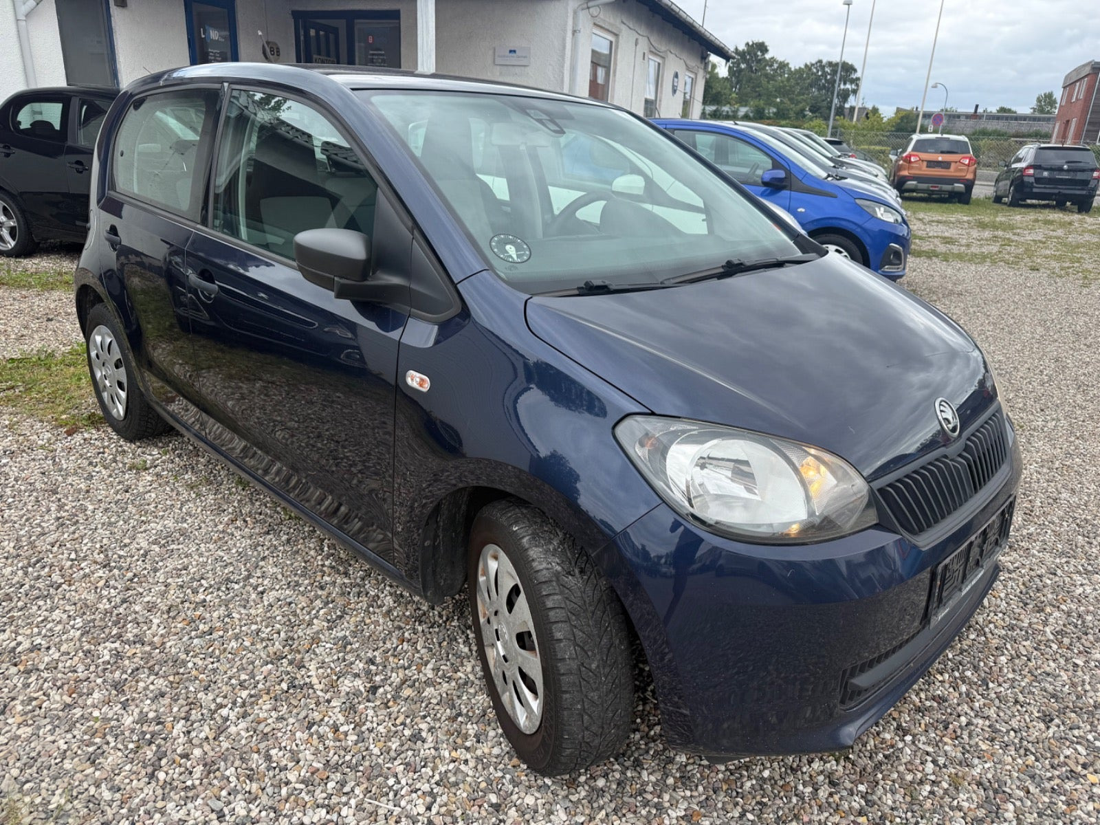 Blå Skoda Citigo fra 2015