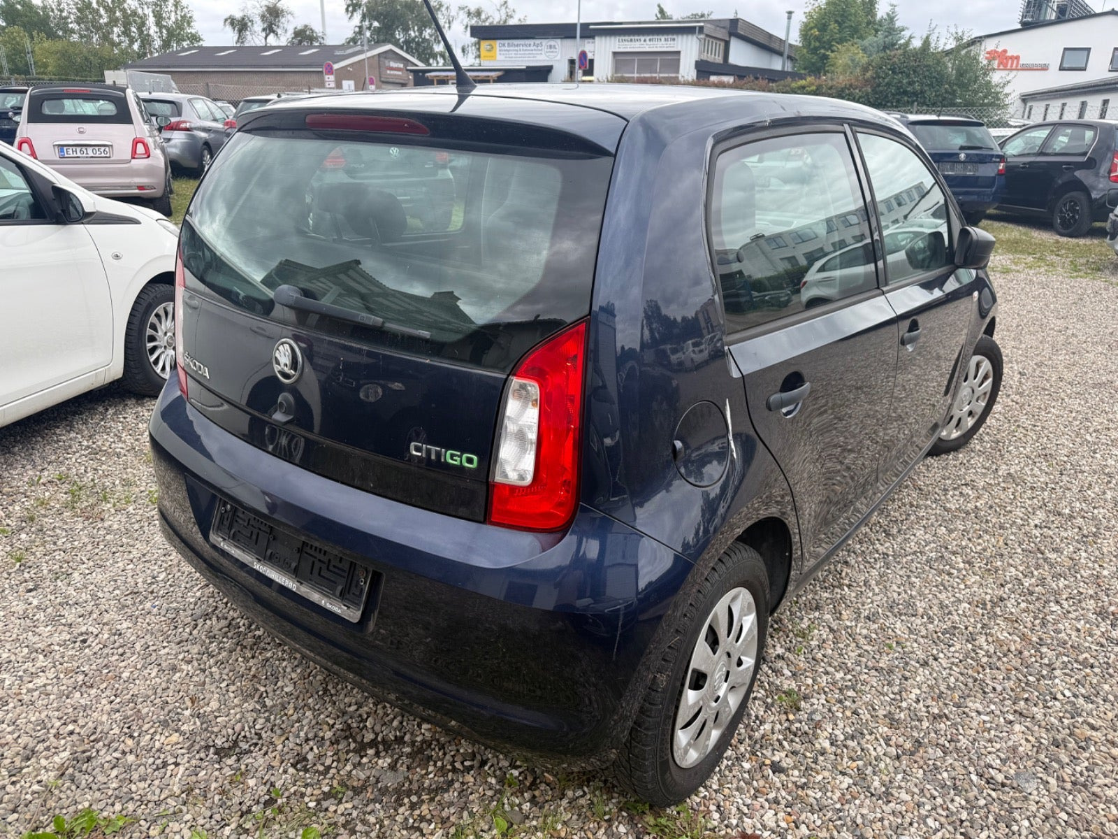 Blå Skoda Citigo fra 2015