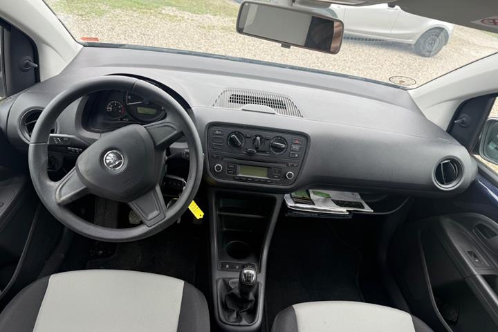 Blå Skoda Citigo fra 2015