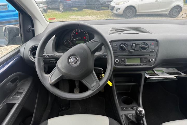 Blå Skoda Citigo fra 2015