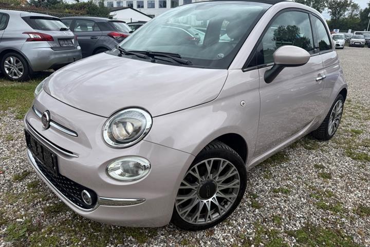 Pink Fiat 500C fra 2020
