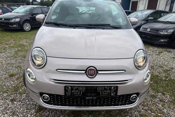 Pink Fiat 500C fra 2020