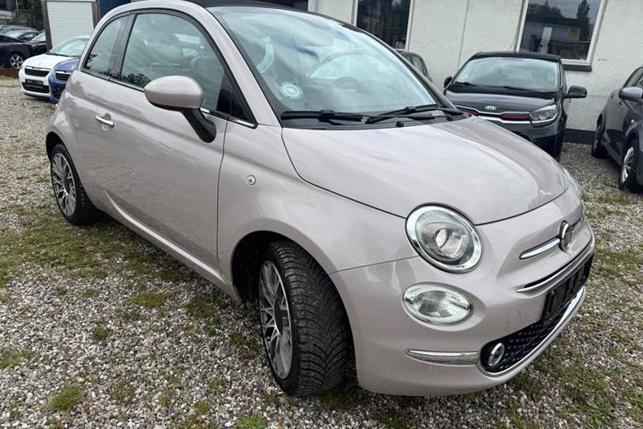 Pink Fiat 500C fra 2020