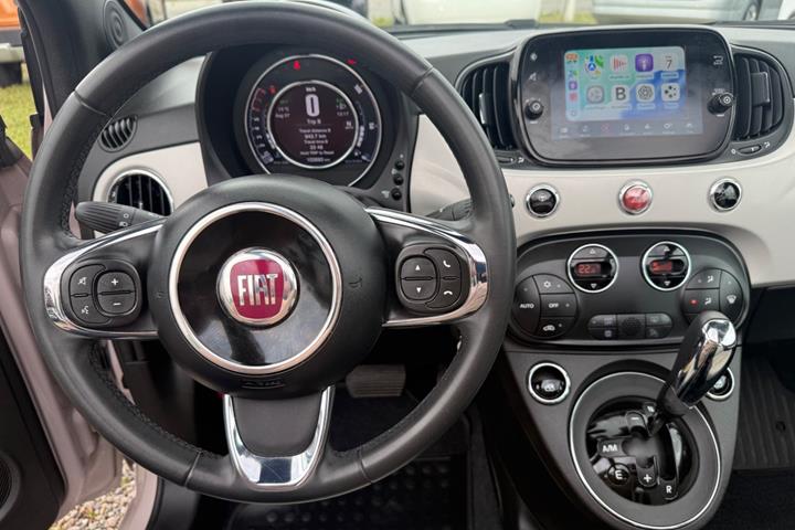 Pink Fiat 500C fra 2020