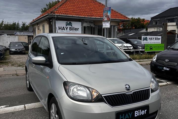 Orange Skoda Citigo fra 2013