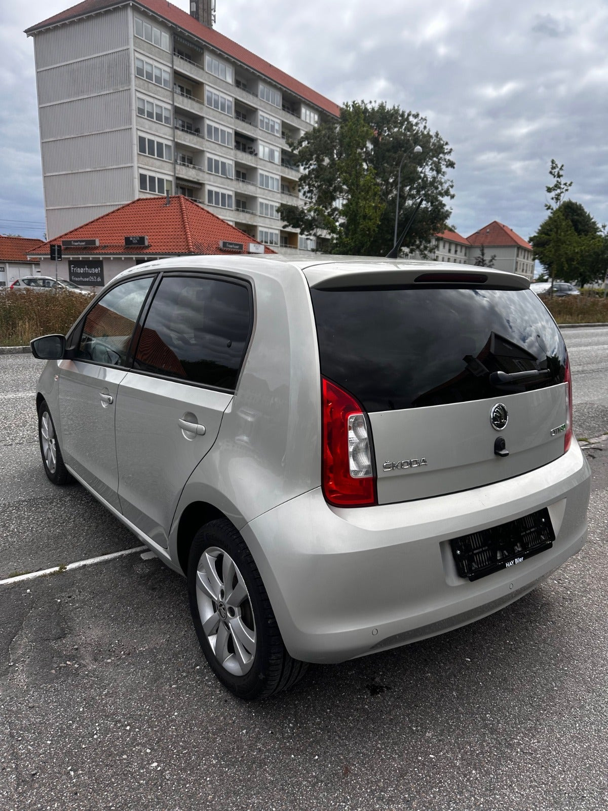 Orange Skoda Citigo fra 2013