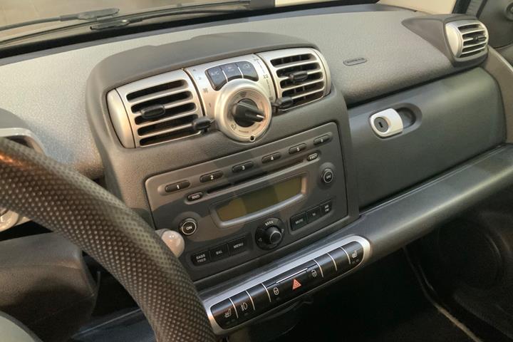 Rød Smart ForTwo Coupé fra 2009