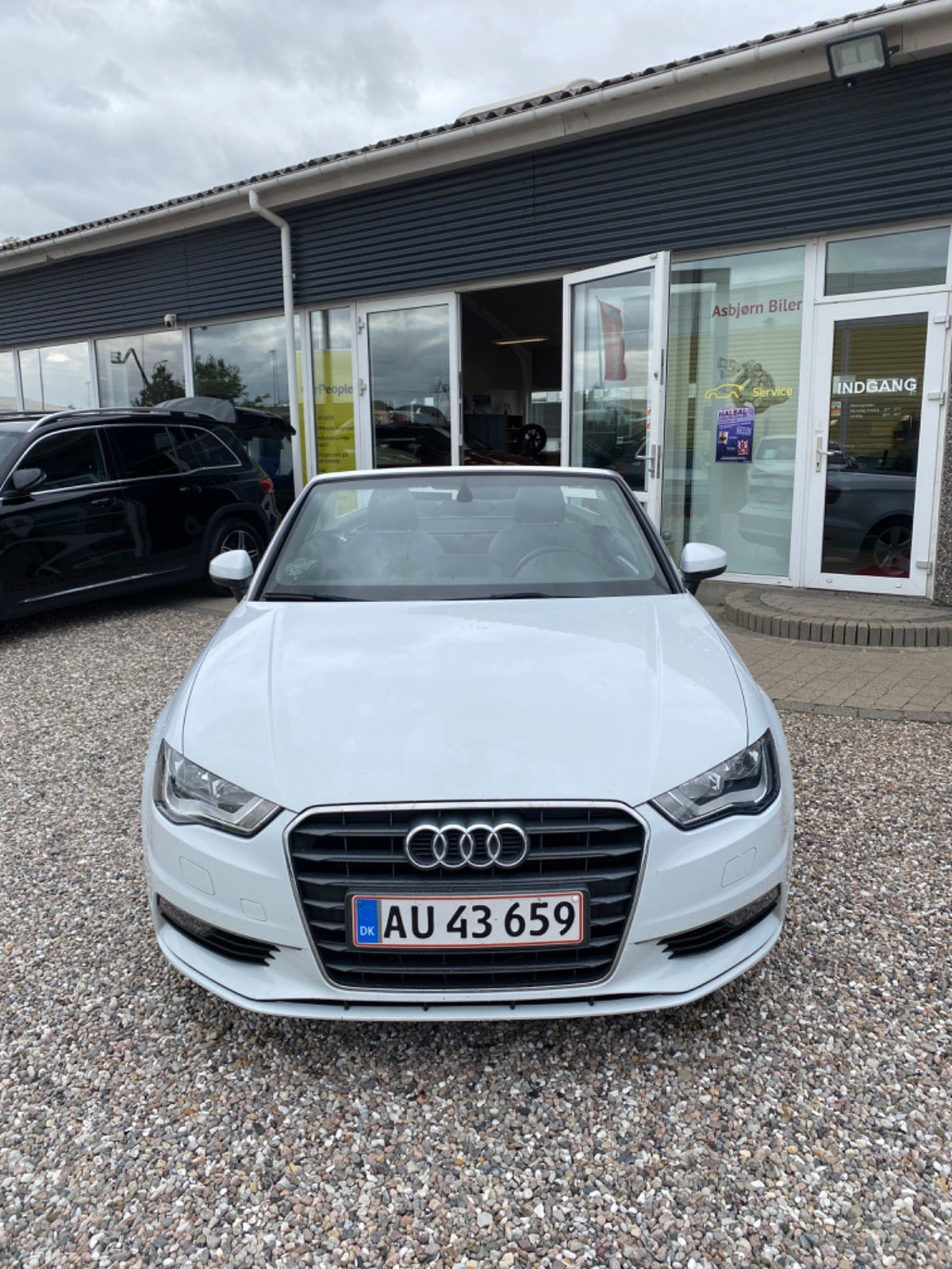 Hvid Audi A3 fra 2015