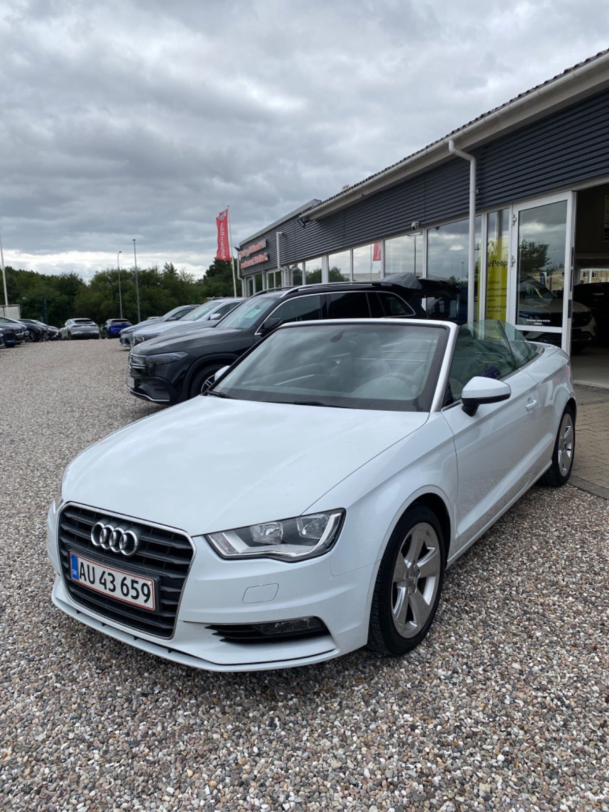 Hvid Audi A3 fra 2015
