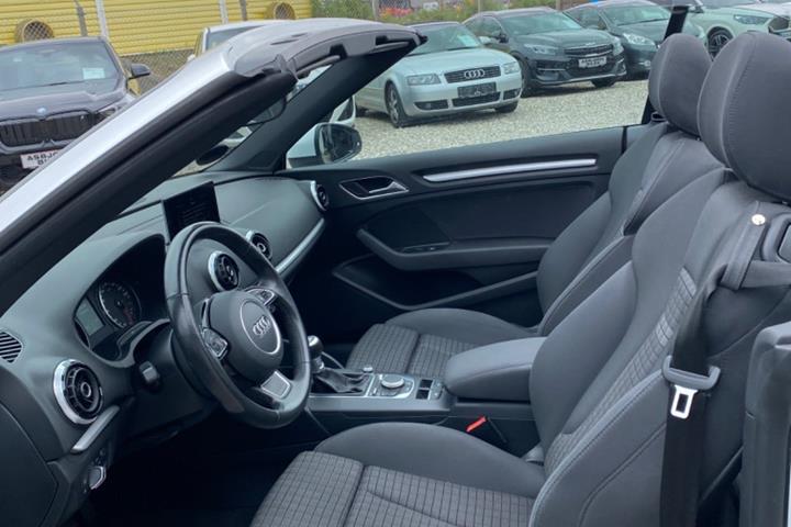 Hvid Audi A3 fra 2015