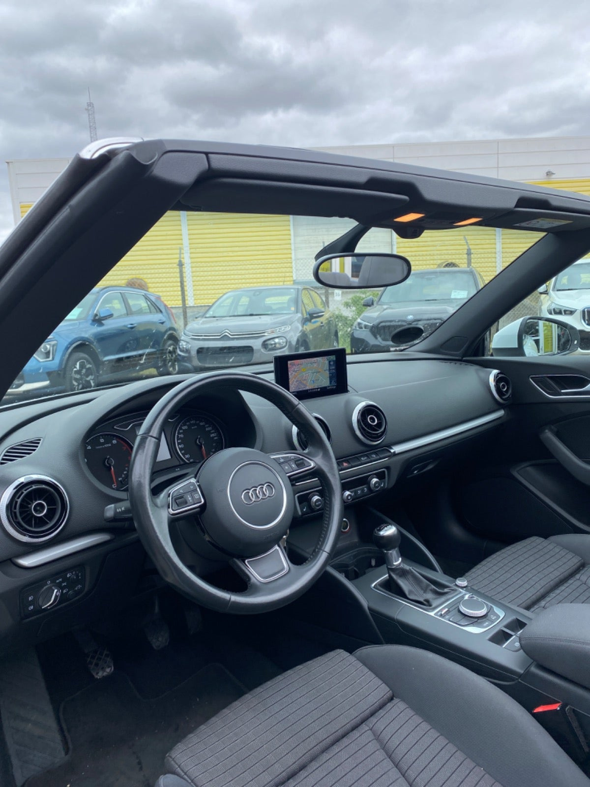 Hvid Audi A3 fra 2015