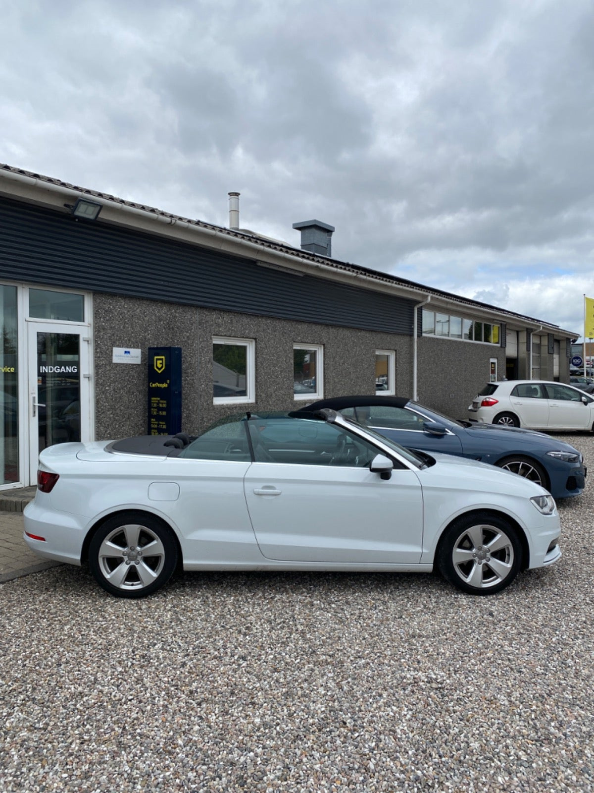 Hvid Audi A3 fra 2015