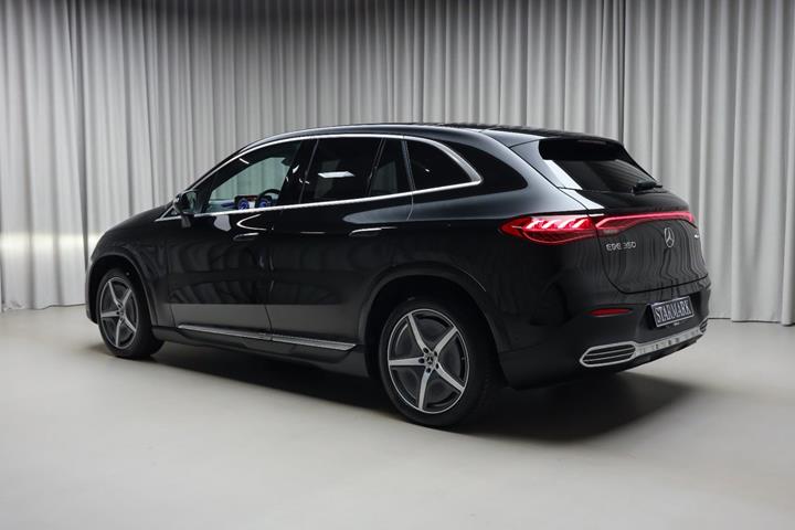 Sort Mercedes EQE350 SUV fra 2025