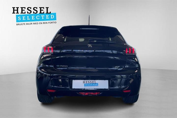 Sort Peugeot e-208 fra 2023