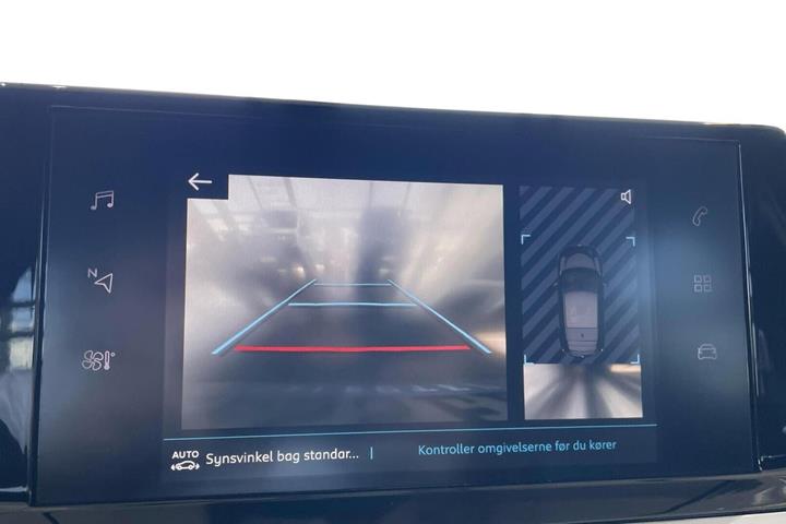 Sort Peugeot e-208 fra 2023