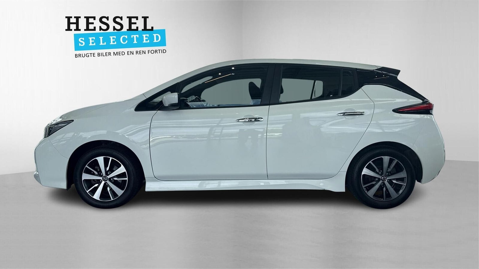 Hvid Nissan Leaf fra 2022