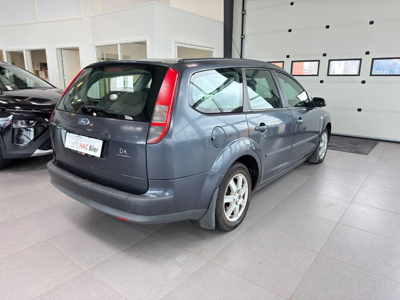 Blå Ford Focus fra 2006