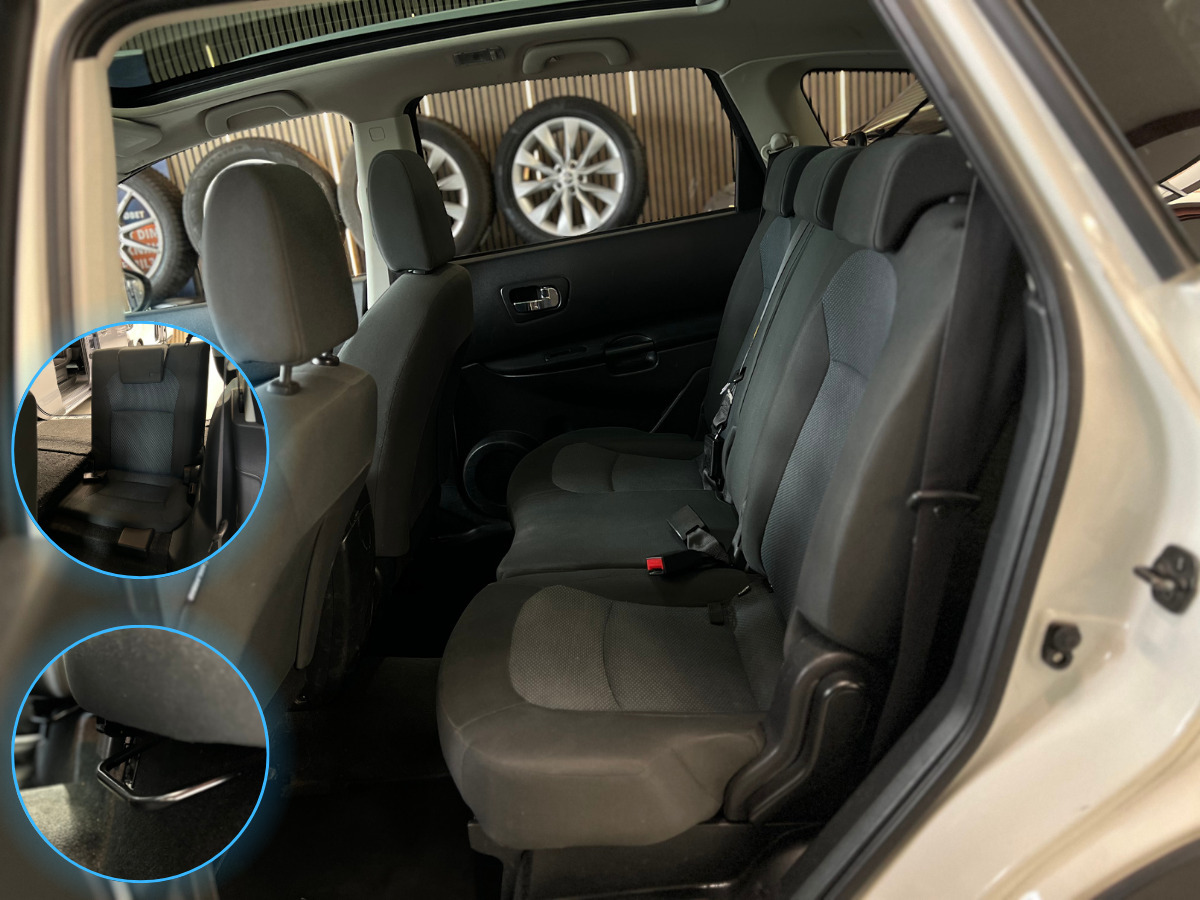 Hvid Nissan Qashqai+2 fra 2012